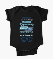 Legendary - Barney Stinson Quote (Blue) One Piece - Short Sleeve