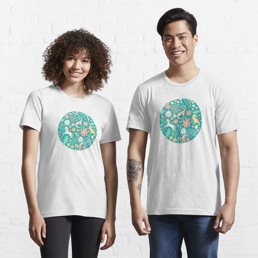 Vista previa del artículo con la obra «Camiseta esencial», diseñado y vendido por latheandquill.