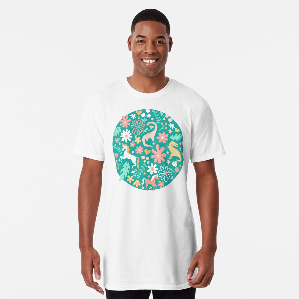 Vista previa del artículo con la obra «Camiseta larga», diseñado y vendido por latheandquill.
