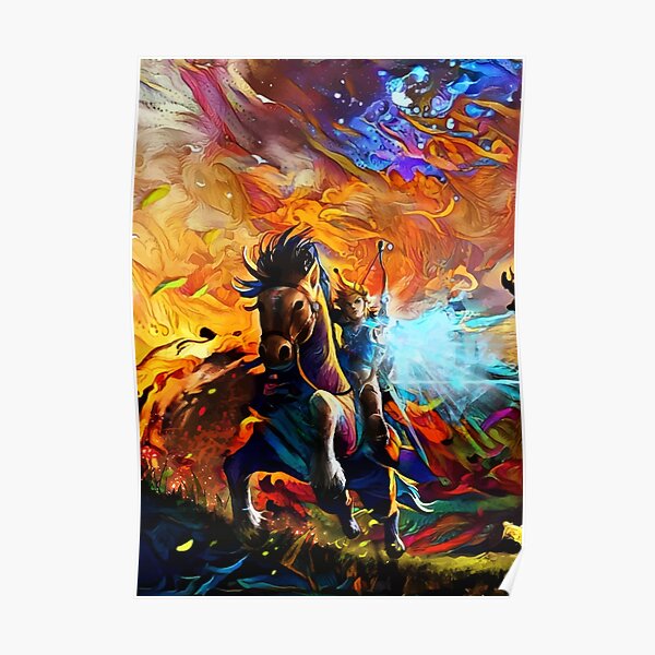 Buntes Pferd Poster