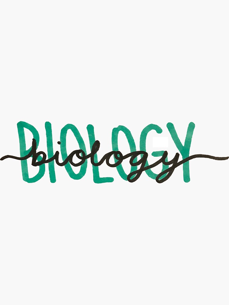 "Biologie Bullet Journal" Sticker von amkasparian21 Redbubble