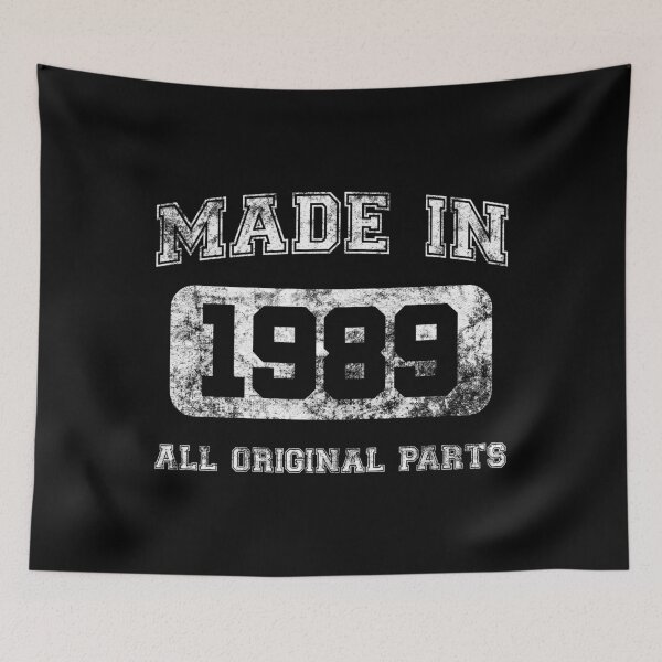Item preview, Made In 1989 All Original Parts Birthday Gift Idea designed and sold by haselshirt.