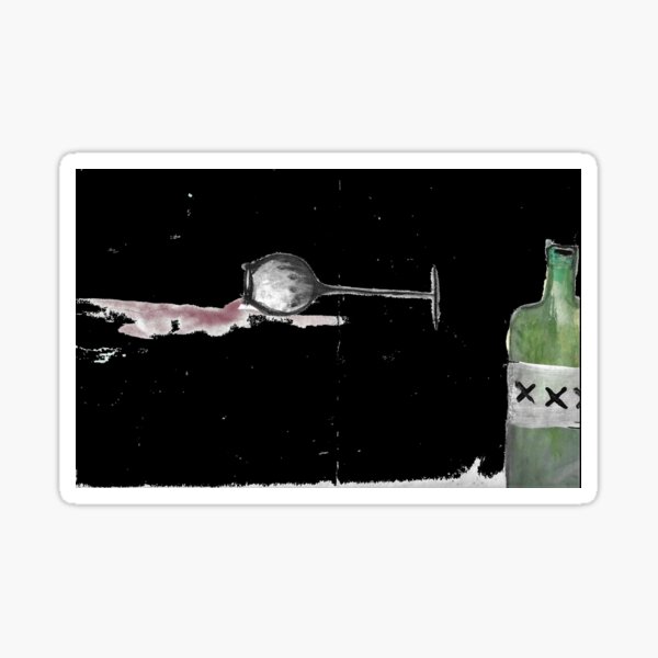 Item preview, cry over spilled wine blackout designed and sold by Heidi Clough.
