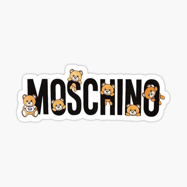 Mignon ours en peluche Moschino Sticker