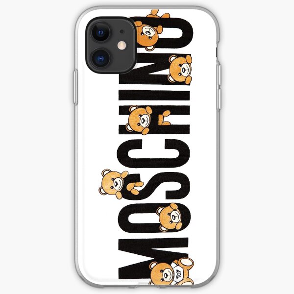 Cute Moschino Teddy Bear iPhone Soft Case
