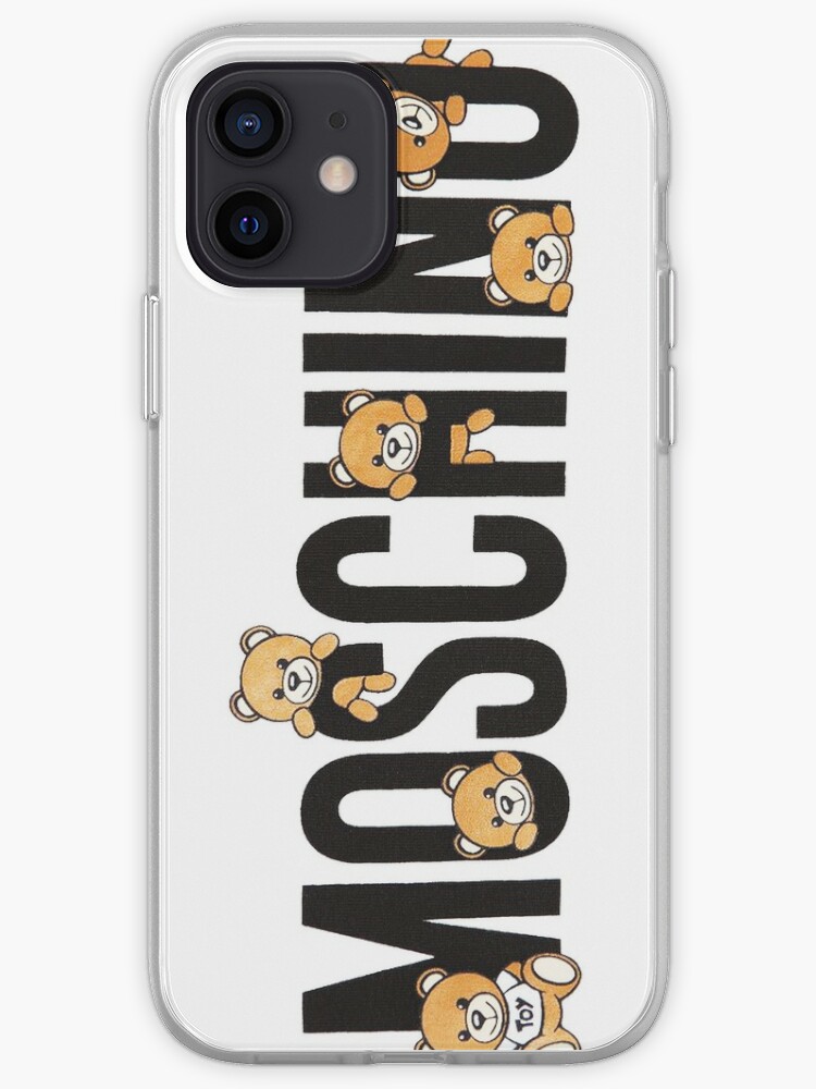 moschino phone case teddy bear