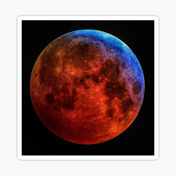 Lunareclipse Stickers Redbubble - the code 2019 blood moon tycoon roblox 2018 draft order