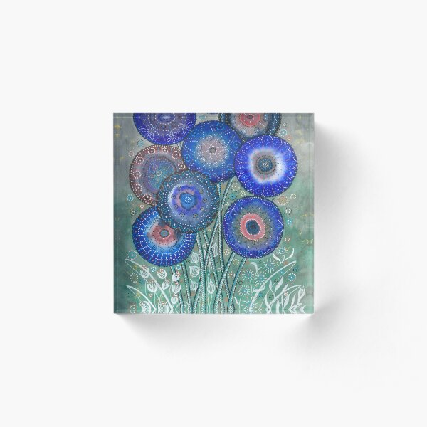 In the Minted Meadow Acrylic Block