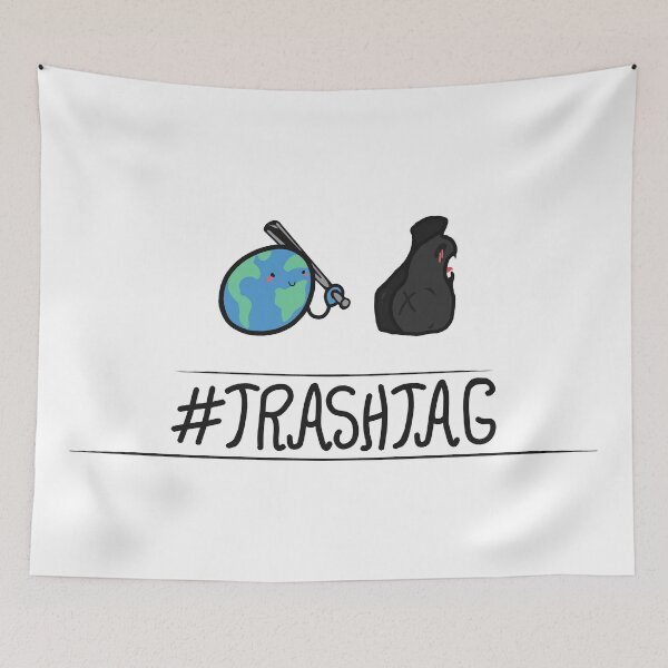 Item preview, Take out the trash #trashtag designed and sold by kritwanblue.