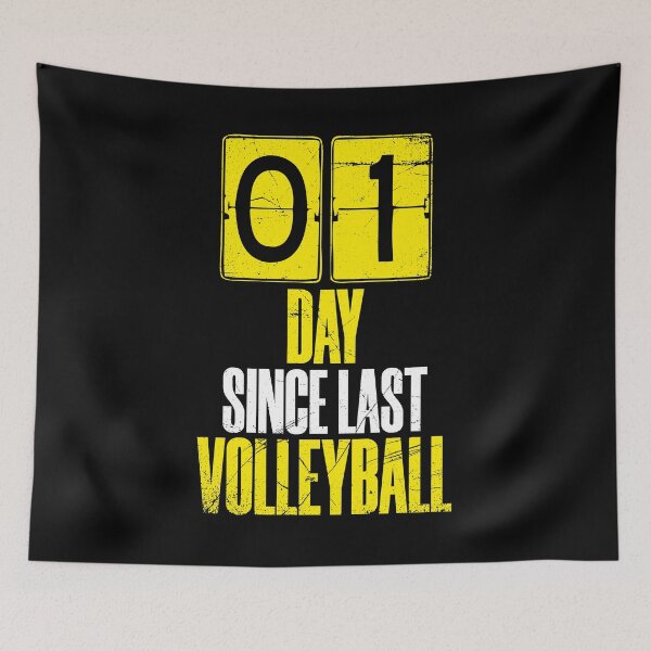 Item preview, Days Since Last Volleyball designed and sold by BlueRockDesigns.