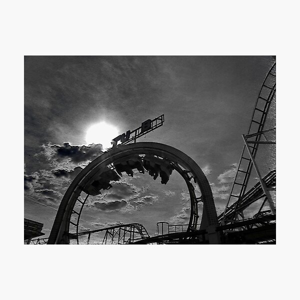 Rollercoaster love.... Photographic Print