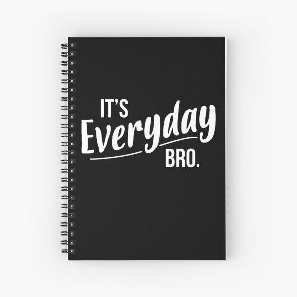 Like A God Church White Everyday Bro Team Ten Jake Paulers Spiral Notebook By Lovetrumpshate8 Redbubble - roblox music codes its everyday bro