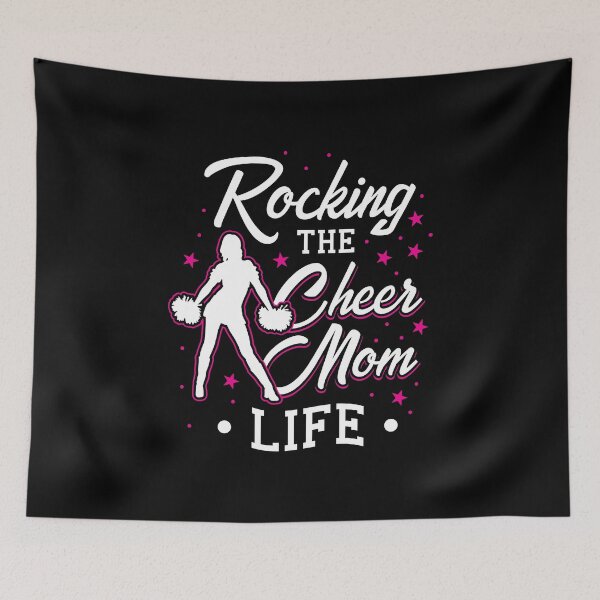 Item preview, Rocking The Cheer Mom Life Cheerleader Gift Idea designed and sold by haselshirt.
