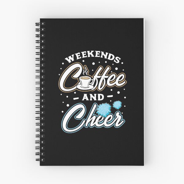 Item preview, Weekends Coffee Cheer Cheerleading Gift Idea designed and sold by haselshirt.