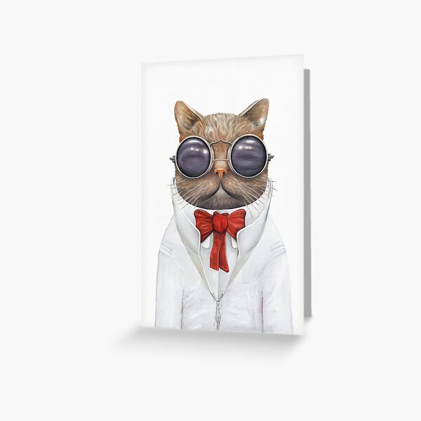 Astro Cat Greeting Card