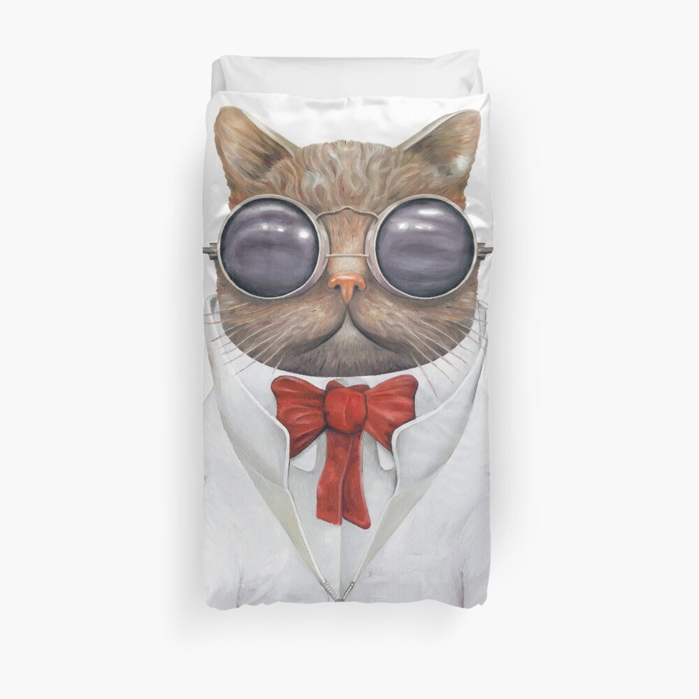 Astro Cat Duvet Cover
