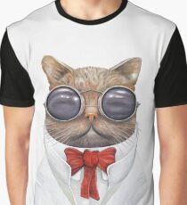 Astro Cat Grafik T-Shirt