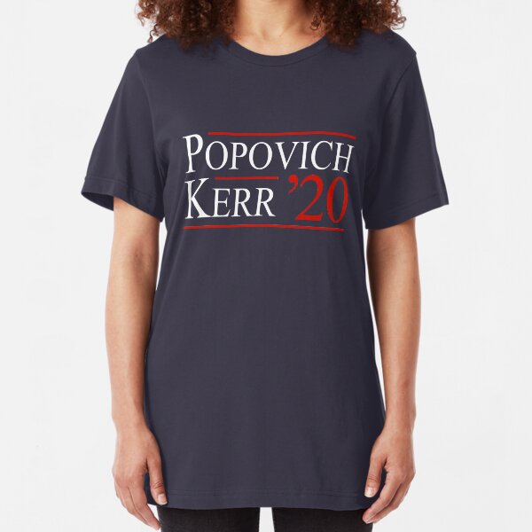 Popovich & Kerr for President 2020 Slim Fit T-Shirt