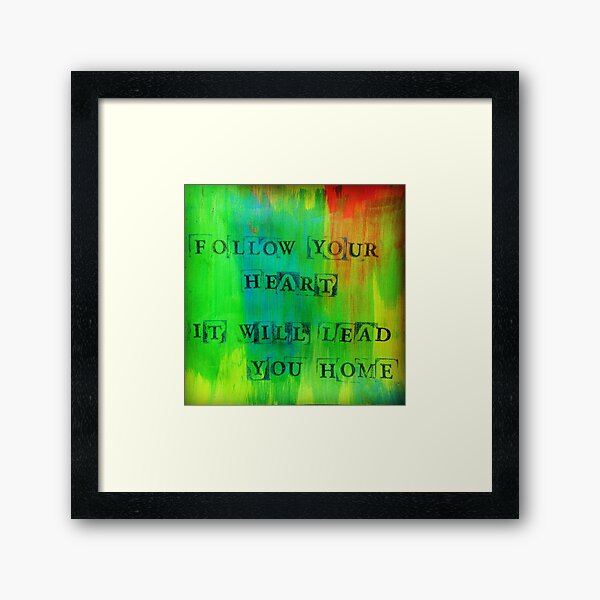 Heart Framed Art Print