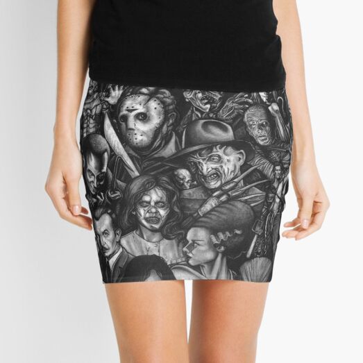 Classic Horror Movies Mini Skirt
