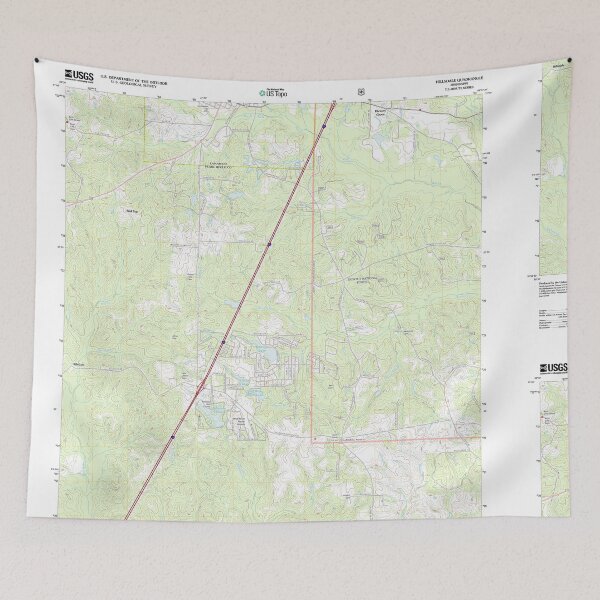Artikelvorschau, USGS TOPO Karte Mississippi MS Hillsdale 20120328 TM entworfen und verkauft von WetdryvacRBO2.