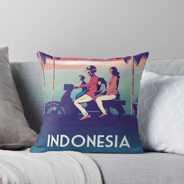 Item preview, Indonesia travel poster designed and sold by Arctic frame studio.
