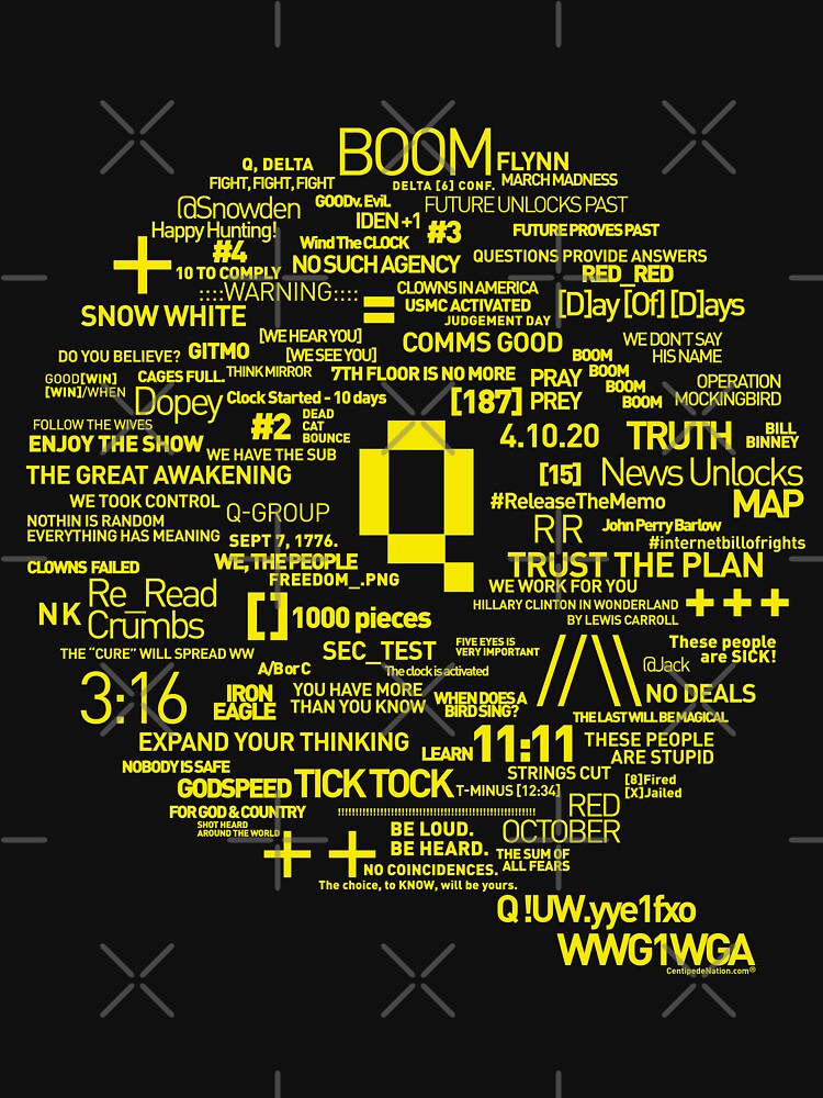 Qanon - Great Awakening - QResearch - OFFICIAL Cryptograph V2 by CentipedeNation