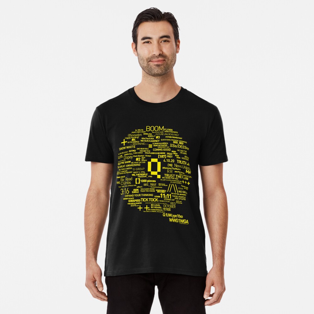 Qanon - Great Awakening - QResearch - OFFICIAL Cryptograph V2 Premium T-Shirt