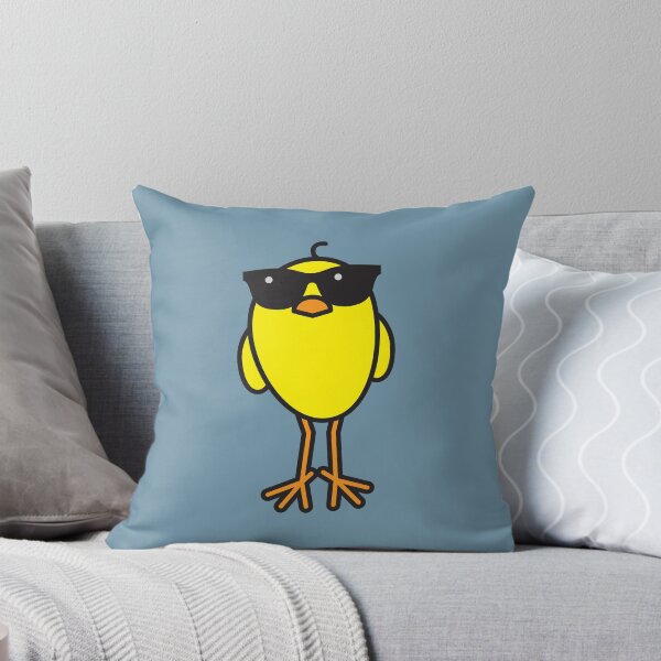 Item preview, Cool Yellow Staring Chick Wearing Black Sunglasses designed and sold by CleverPencil.