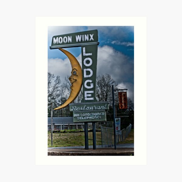 moon winx lodge Art Print