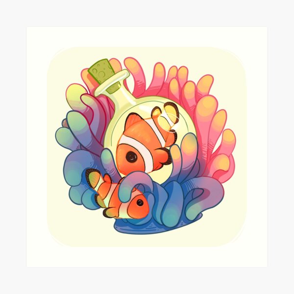 C is for Clownfish Art Print