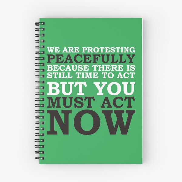 Item preview, We Are Protesting Peacefully Because There is Still Time designed and sold by JezWeCan.