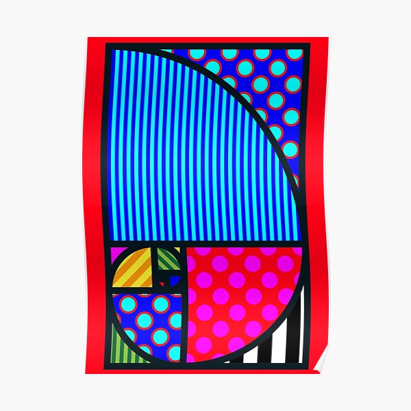 "Fibo PoPArt " Poster by HellPrints Redbubble