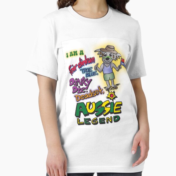 Item preview, Fair Dinkum ,True Blue, Dinky Die, Aussie Legend - Koala Shirt  designed and sold by ptelling.