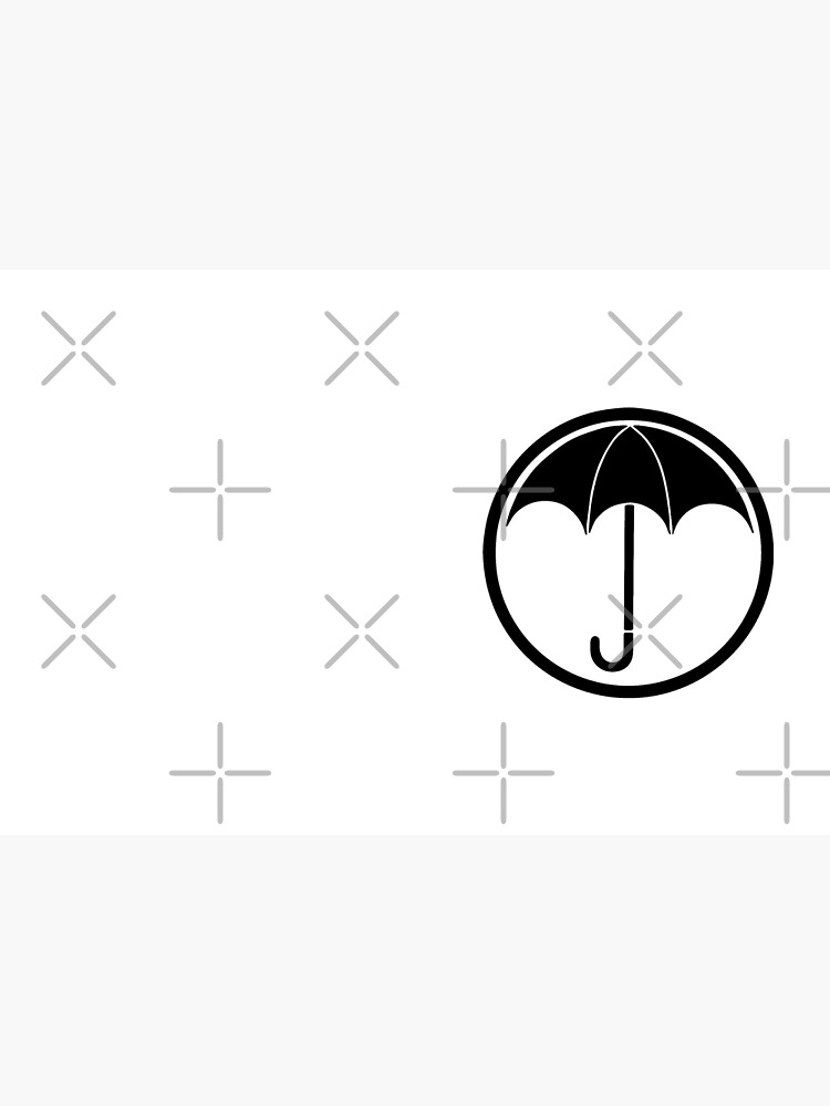 "Copy of Umbrella Academy Logo Black" Hardcover Journal by emilybrigidd