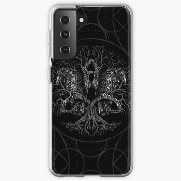 Item preview, Tree of life -Yggdrasil with ravens designed and sold by Nartissima.