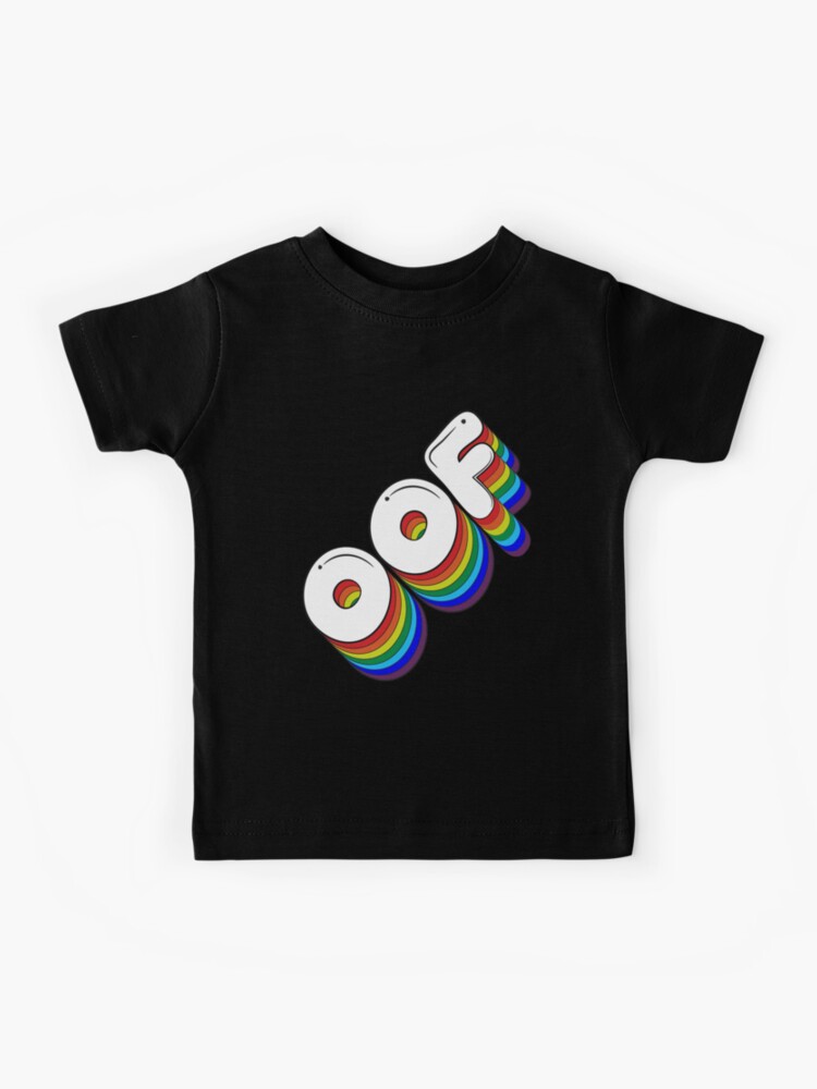 Oof Meme Retro Rainbow Old School Nerd Geek Shirt Gift For Him Or Her Unique Streetwear Tees Gifts For Casual Pc Console Gamers Kids T Shirt By Massctrl Redbubble - nerds roblox t shirt
