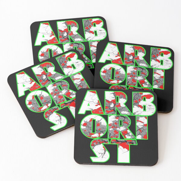Item preview, Arborist Cool green and red text design designed and sold by Imladris01.