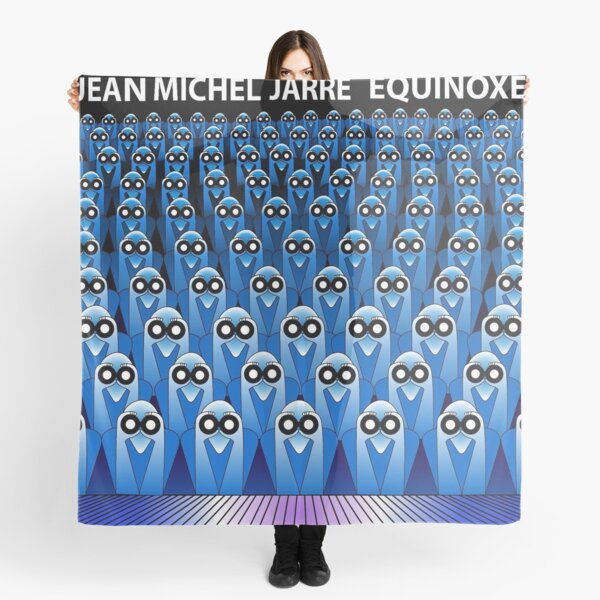 Jean Michel Jarre Equinoxe LP vinyle vinyle musique électronique des années 80 vintage underground Foulard