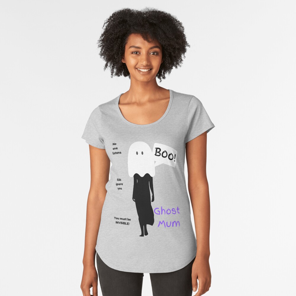 Ghost Mum Premium Scoop T-Shirt