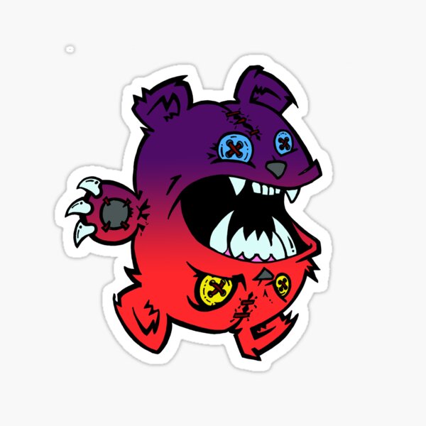 Oopsie Bear Happy Sticker