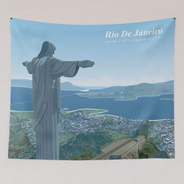 Item preview, Rio de Janeiro - Latitude & Longitude designed and sold by WayneBrant.