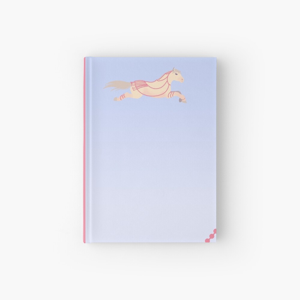 Carnet cartonné « Cheval crème»