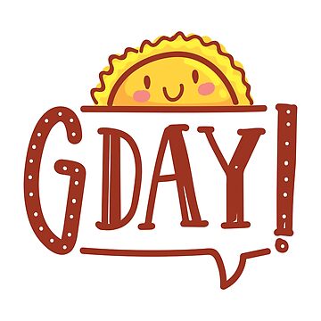 Artwork thumbnail, G'day by AussiEmoji™ Australia by dasvibes