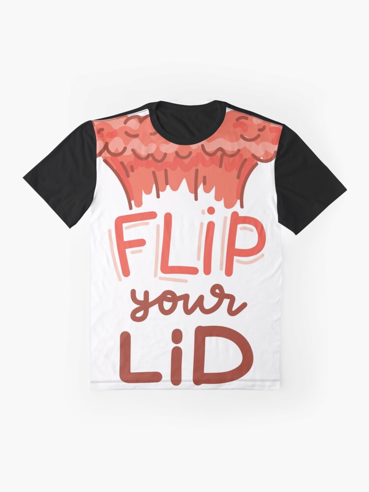 Alternate view of Flip Your Lid by AussiEmoji™ Australia Graphic T-Shirt