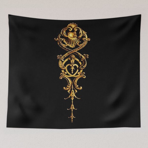 Item preview, black and gold sculptors designed and sold by Aljawhara Design.