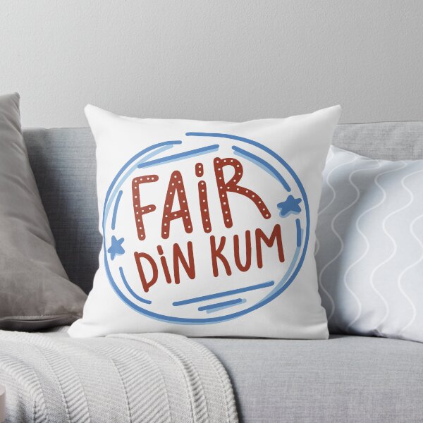 Fair Dinkum by AussiEmoji™ Australia Throw Pillow