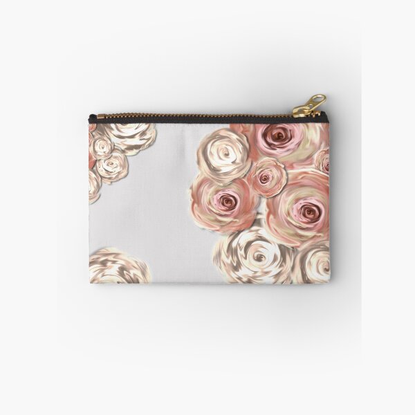 Item preview, Beige and pink flowers 2 by mjvision Mia Niemi designed and sold by mjvisiondesign.