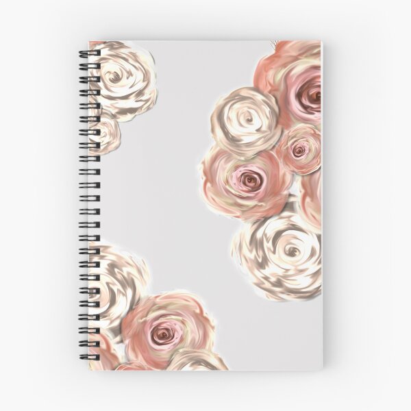 Item preview, Beige and pink flowers 2 by mjvision Mia Niemi designed and sold by mjvisiondesign.