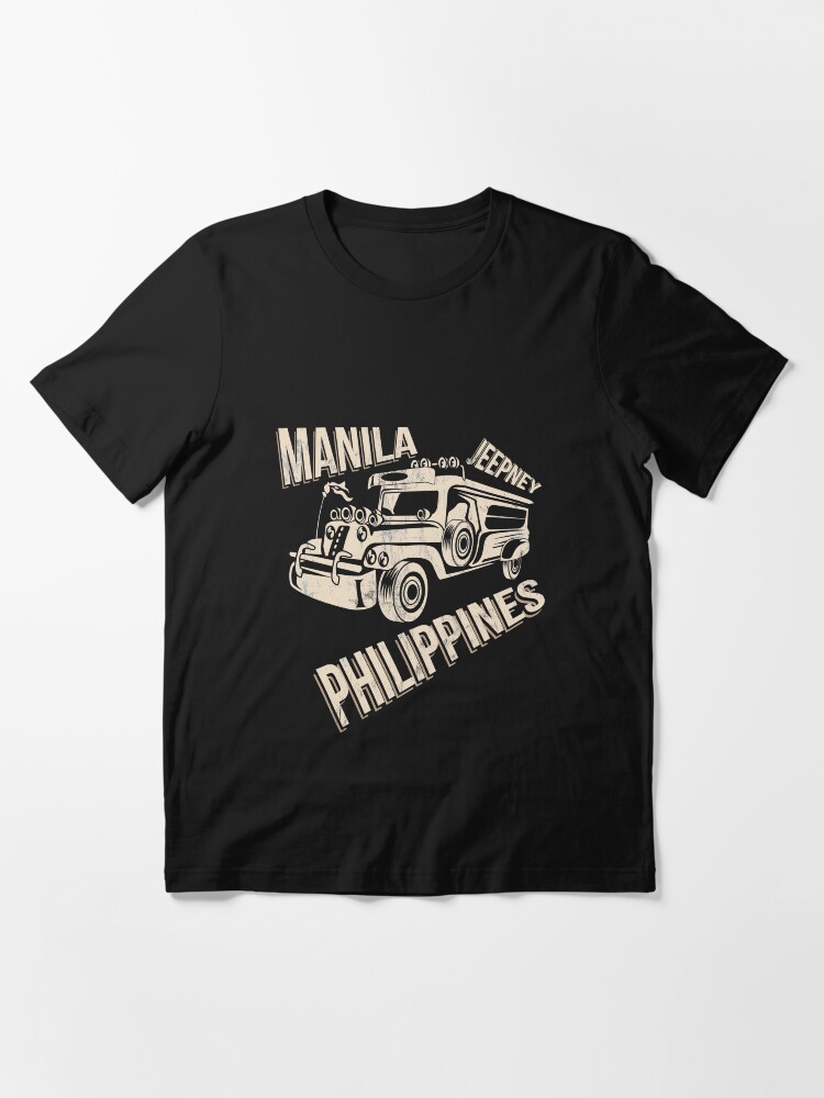 Philippines Vintage Shirt : "manila Retro Philippines Jeepney Design" T-shirt By Noirty